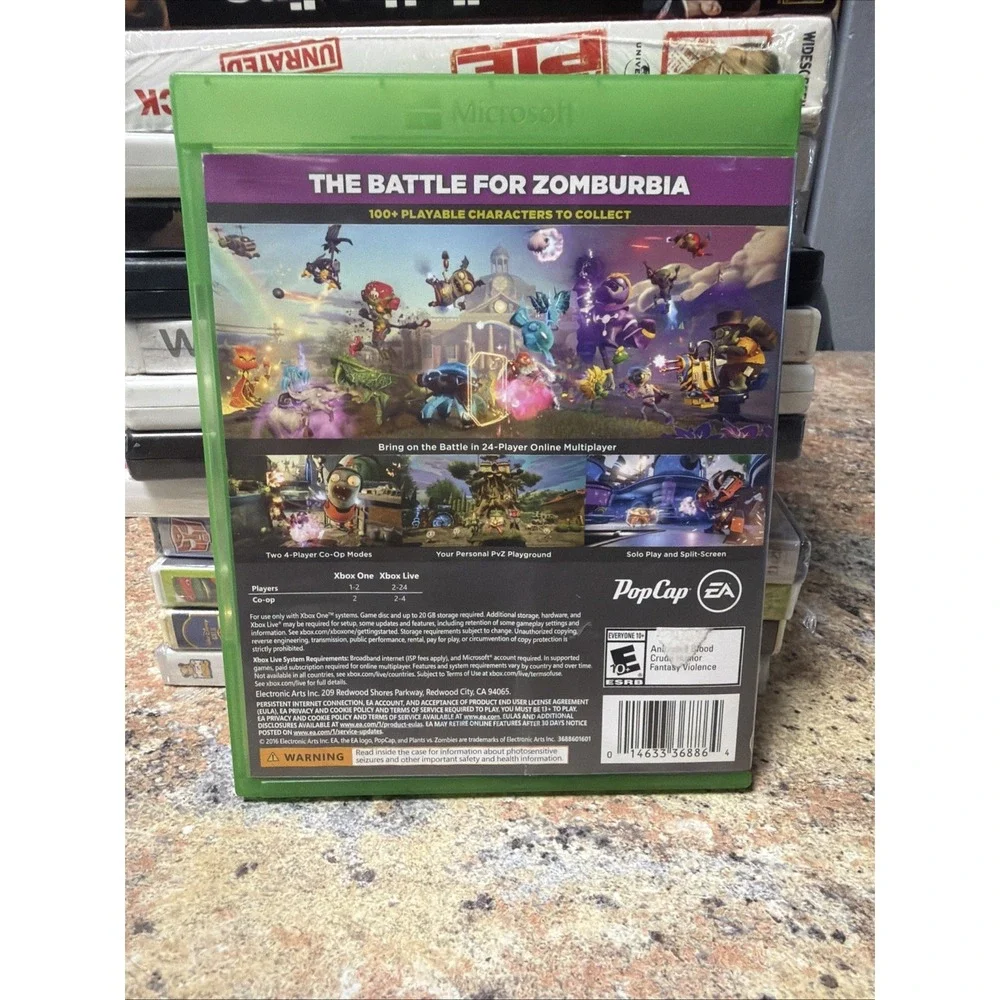 Plants vs. Zombies Garden Warfare 2 Xbox One‎ - Tested Working
